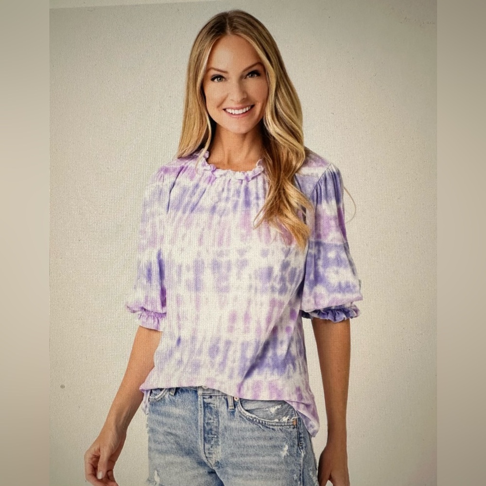 NWT Sundry Women’s Sherbet Bubble Sleeve Tee